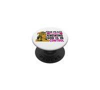 True peace comes from knowing that God is in control woman PopSockets Adhesive PopGrip