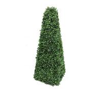 True Products Artificial Boxwood Pyramid Topiary Tree 90Cm