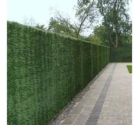 Artificial Conifer Hedge Plastic Privacy Screening Garden Fence 1.8m High x 3m Long (5ft 10" x 9ft 10")