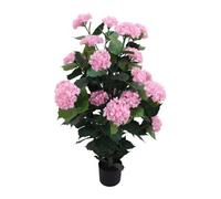 True Products Artificial Hydrangea Bush Pink Uv Protected - 120Cm