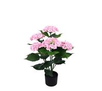 True Products Artificial Hydrangea Bush Pink Uv Protected - 60Cm