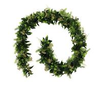 True Products Artificial Trailing Pink Flowering Garland 150Cm