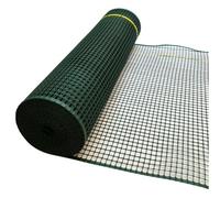 True Products Green General Plastic Mesh Garden Fence - 20mm X 20mm Square Mesh - 1M X 30M