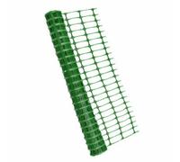 1m x 25m Green Plastic Barrier Mesh Temporary Fence Safety Garden Fencing 80gsm