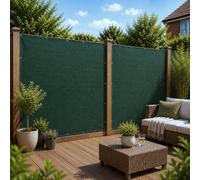 True Products Green Privacy & Balcony Screening Net Heavy Duty 180Gsm With Eyelets 1.83M X 1.83M