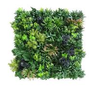 True Products Luxury Artificial Living Wall Green Plant Panel 1M X 1M - Paradise