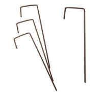 True Products Metal J Ground Cover Fixing Pins 200mm - Peg Fleece Weed Fabric Membrane - 10 Pack