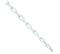 True Products Plastic Barrier Chain Safety Decorative Garden Fence White - 25M
