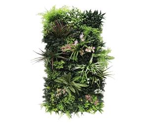 True Products Premium Artificial Green Living Wall Florence A Hedge Plant Panel Indoor or Outdoor UV Stable 100x50cm