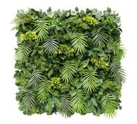 True Products Premium Artificial Green Plant Living Wall Panel 1M X 1M - Eden