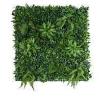 True Products Premium Artificial Plant Living Wall Panel Hedge Indoor or Outdoor FR UV Stable 1m x 1m Home, Office, Cafe, Shop, Salon, Wedding