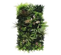 True Products Premium Artificial Green Plant Living Wall Panel 1M X 50Cm - Florence A