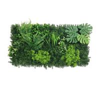 True Products Premium Artificial Green Plant Living Wall Panel 1M X 50Cm - Oasis
