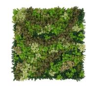 True Products Premium Artificial Living Wall Green Plant Panel 1M X 1M - Dark Green Moss