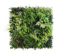 True Products Premium Artificial Living Wall Green Plant Panel 1M X 1M - Riverbank