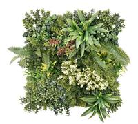True Products Premium Artificial Living Wall Green Plant Panel 50Cm X 50Cm - Aurora 'b'