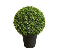 True Products Premium Artificial Pittosporum Potted Topiary Ball 35Cm