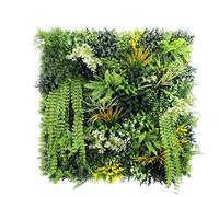 True Products Premium Artificial Plants Living Wall Panel Amazon Hedge Indoor or Outdoor UV Stable 1m x 1m Home, Office, Cafe, Shop, Salon, Wedding