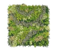 True Products Premium Artificial Plants Living Wall Panel LIGHT GREEN MOSS - Hedge Indoor or Outdoor UV Stable 1m x 1m Home, Office, Cafe, Shop, Salon, Wedding