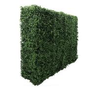 True Products Premium Freestanding Artificial Boxwood Hedge on a Metal Frame Indoor or Outdoor UV Stable 106 x 108 x 33cm - Medium