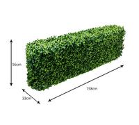 True Products Premium Freestanding Artificial Gardenia Hedge - 56cm x 158cm