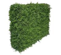True Products Premium Freestanding Artificial Mixed Fern Hedge on a Metal Frame Indoor or Outdoor UV Stable 106 x 108 x 33cm - Medium