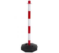 True Products Support Posts And Base For Plastic Chain - Red & White X 1