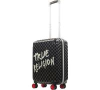 True Religion Carry-On Luggage, Hardshell Rolling Suitcase with Spinner Wheels, Black, Black, Carry-on Luggage, Hardshell Rolling Suitcase with Spinner Wheels