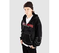True Religion Cinched Big T Zip Hoodie black L
