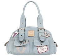 True Religion Denim Satchel, Denim, 8 x 14 x 5 inches