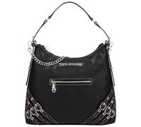 True Religion Hobo Bag for Women, Black Shoulder Purse for Women