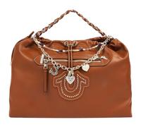 True Religion Hobo Bag for Women, Cognac Shoulder Purse for Women