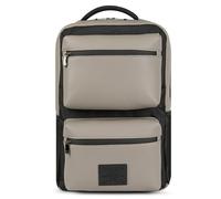 True Religion Laptop Backpack for Men Vegan Leather, 17in Sleeve, Flight, Lt Grey, One Size, Classic