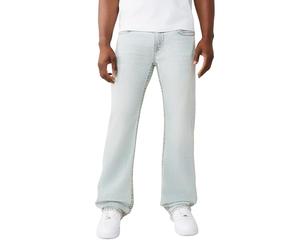 True Religion Men’s Billy Super T Bootcut Jean - Premium Denim, Stretch Comfort, Iconic Stitch Detail, Andorra La Vella Lt Wsh W/ R/M, 30