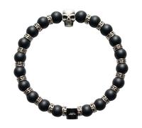 True Religion Men's Beaded Bracelet, One Size, Synthetic, no gemstone