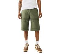 True Religion Men's Big T Vinny Cargo Short | Slim Fit with Flap Pockets, Kalamata, 36 Short