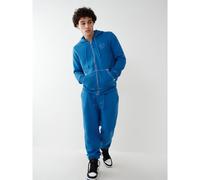 True Religion Mens Big T Zip Hoodie Victoria Blue VICTORIA BLUE L
