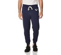 True Religion Men's Classic Logo Jogger Sweatpant, True Navy, M