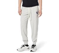 True Religion Men's Classic Logo Sweatpant, Oatmeal, Large