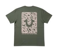True Religion Men's Dimensional Flock Tee, Green, M