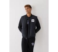 True Religion Mens Horseshoe Logo Puffer Vest, Black Gilet ONYX M