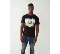 True Religion Mens LA Print T Shirt Black BLACK 1001 XS