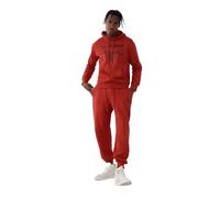 True Religion Men's Metallic Buddha Fleece Hoody, Ruby Red, M