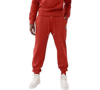 True Religion Men's Metallic Horseshoe Jogger, Ruby Red, XL