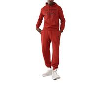 True Religion Men's Metallic Horseshoe Jogger Sweatpants, True Red, 3X-Large