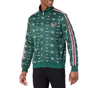 True Religion Men's Monogram Track Jacket, Emerald Green, M
