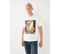 True Religion Mens Optic White Channel True Retro T-Shirt