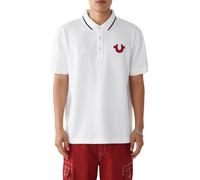 True Religion Men's Polo Shirt Regular Fit Signature Horseshoe Pique Top S - 2XL