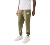 True Religion Men's Puff Hs Jogger Pant Sweatpants, Kalamata, Large
