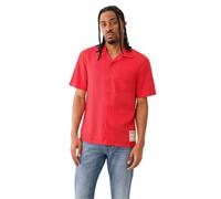 True Religion Mens Relaxed Fit Short-Sleeved ShirtXS Lava GT43905